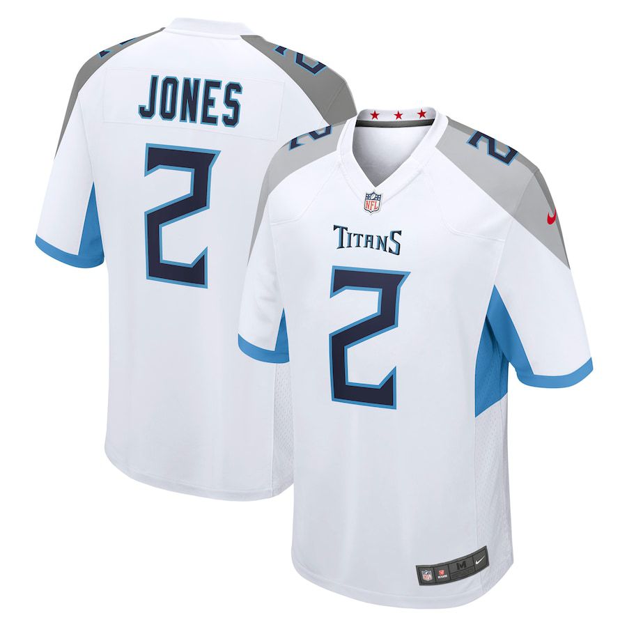 Men Tennessee Titans #2 Julio Jones Nike White Player Game NFL Jersey
